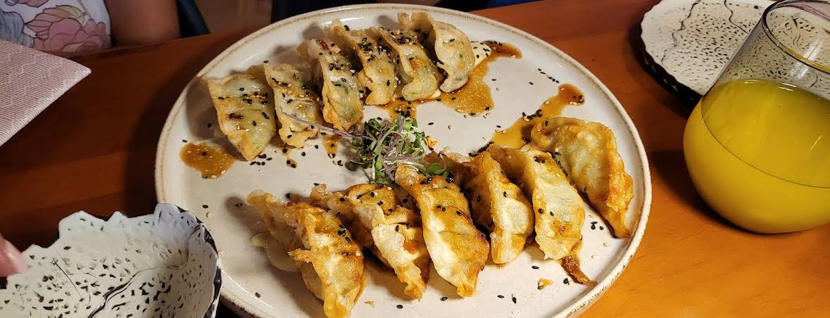 Crispy Chicken Gyozas